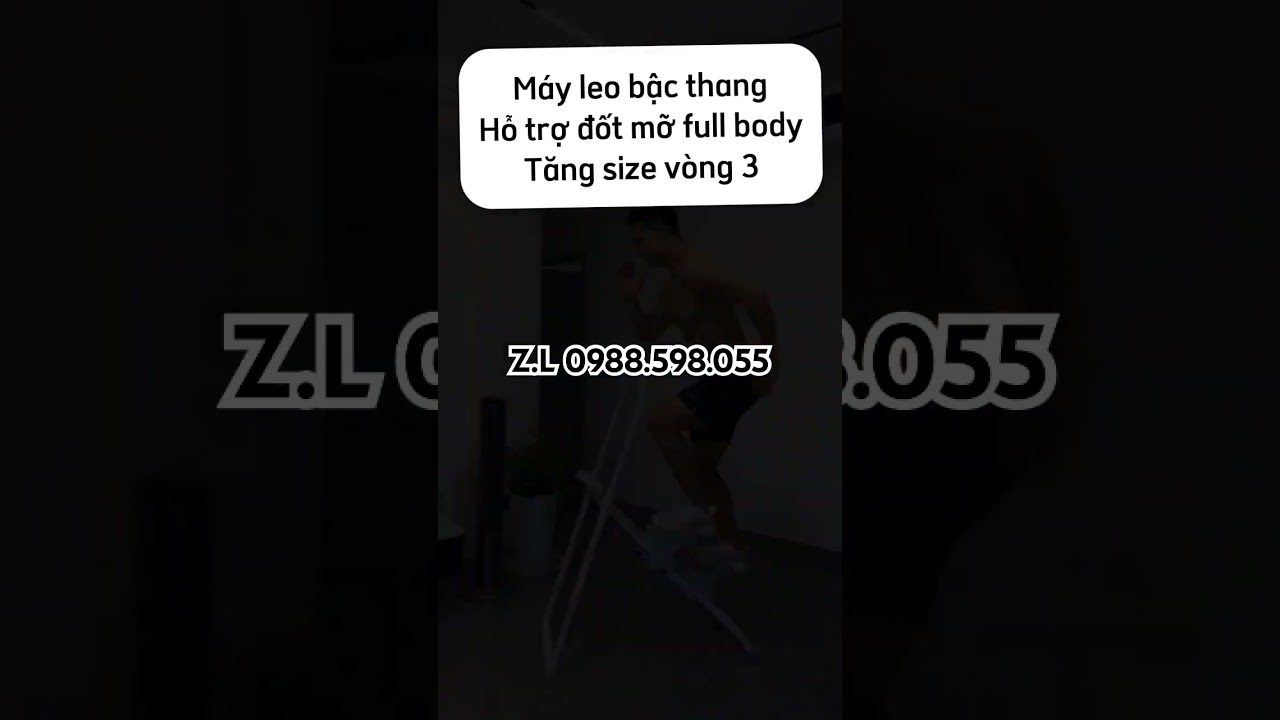 Cardio cực cháy với máy leo bậc thang gấp gọn 