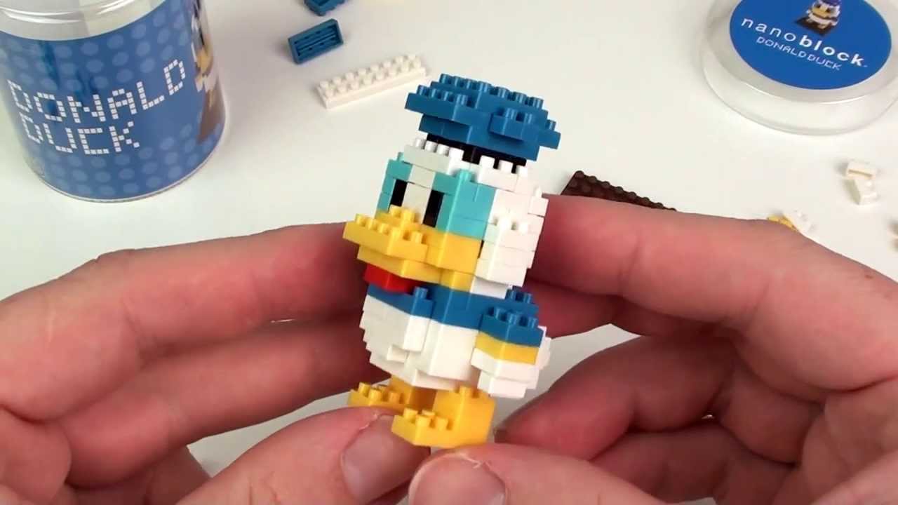 Donald Duck Nanoblock ドナルドダック Youtube