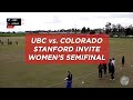 Stanford invite womens semfinal recap  ubc vs colorado