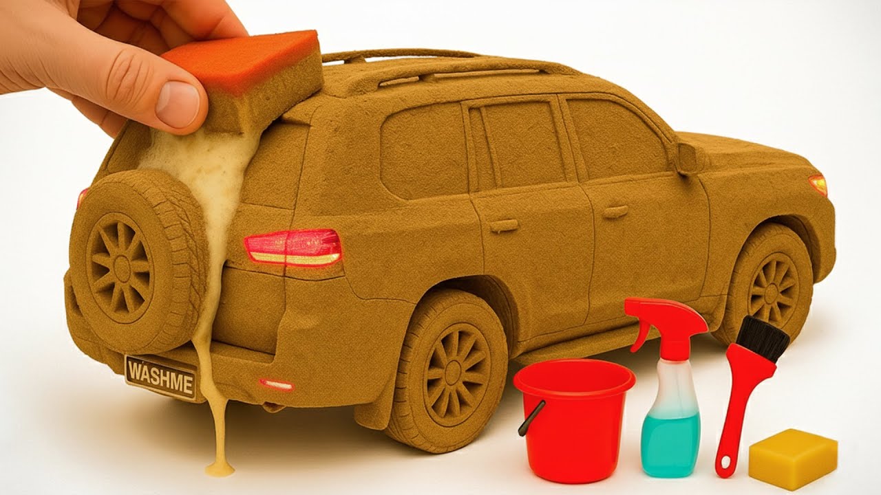 The surreal cleaning process of a 