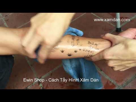 Video Hình Xăm Dán - Ewin Shop - Cách Tẩy Hình Xăm Nhanh Nhất - youtube