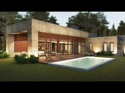 Video: Hermosa casa de pueblo con complementos de diseño moderno