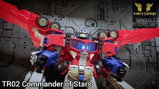 Review Transform and Rollout TR TR-02 TR02 Commander of Stars Cybertron SIEGE Galaxy Convoy Javitron