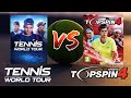 Tennis World Tour vs. Top Spin 4 - Can a 7 year old game still be better?