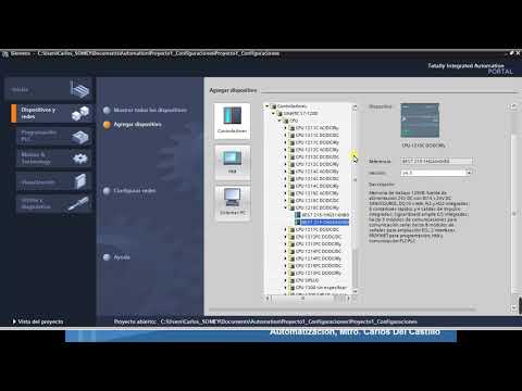 Curso Tia Portal V16, PLC SIEMENS S71200 y Comunicaciones. VÍDEO 02 -Configuración de nuevo proyecto
