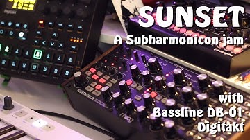 SUNSET - A Subharmonicon jam with Bassline DB-01 and Digitakt