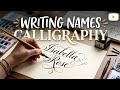 Writing subscribers Names Calligraphy 08