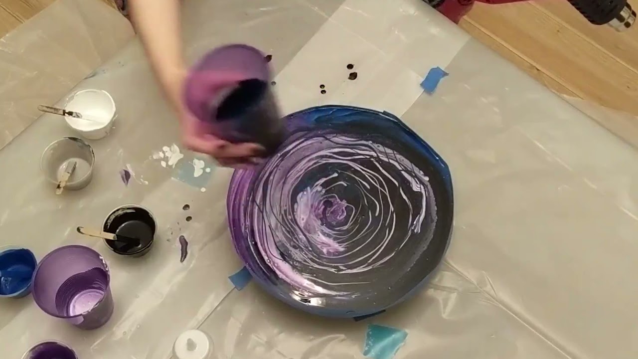 Easy Acrylic Painting. Kiss Pour. Beginner Tips, Tricks and Mistakes To Avoid. Bella Lune