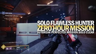 Solo Flawless Zero Hour Mission (Hunter) [Destiny 2]