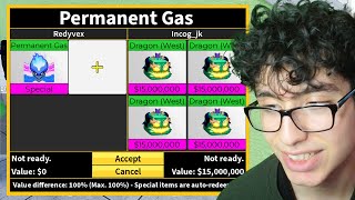 What do PEOPLE Trade For PERMANENT GAS...? (Blox Fruits)