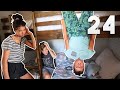 24 HOURS in the TINY HOME! where we all sleep?!