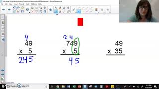 Multi Digit Multiplication Traditional Method