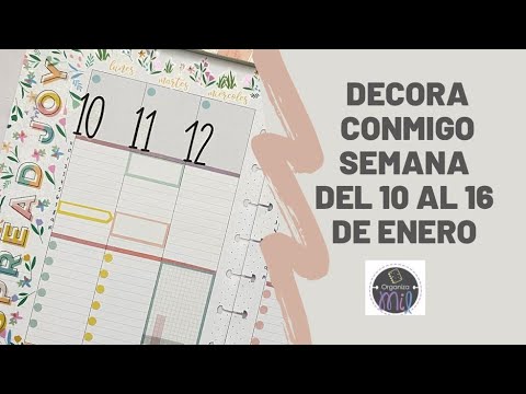 Decora conmigo semana del 10 al 16 de enero