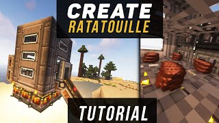 Create Ratatouille. Create mod. Oven. New mechanisms. Tutorial 1.19.2  1.20.1 (minecraft java)