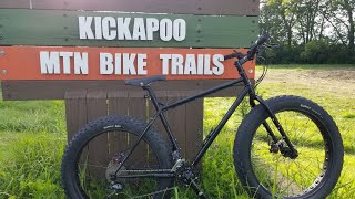MTB Trail 2 at Kickapoo State Park, Illinois, on AUG 5, 2020