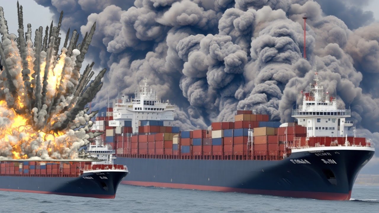 Today! Russia suffered losses. Cargo ship containing ammunition