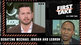 LeBron vs. MJ: Who faced more obstacles in the NBA? Stephen A. \& JJ Redick debate 🗣 | First Take