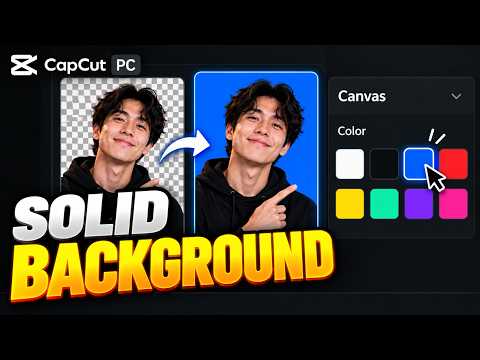 How To Add A Solid Background In Capcut