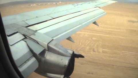 BOEING 737-200 REVERSE THRUST Arica Chile