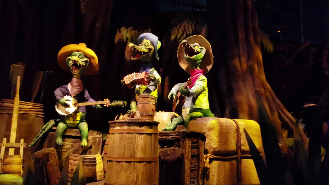 Splash Mountain Finale Alligator, 2019 YouTube