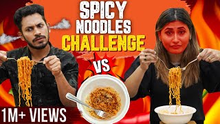 Spicy Noodle Challengeft. Kuraishi | Don’t Try this at Home | Korean 2X Noodles | Sunita Xpress