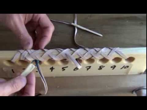 Leather Lacing, Amazing Technique to Braid Leather Pieces Together  #leathercraft 