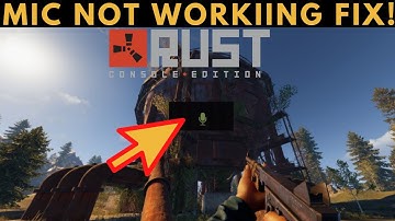 RUST On Console - HOW TO FIX MIC NOT WORKING!