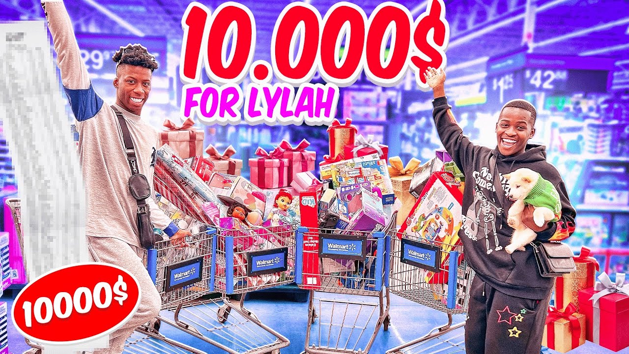CHRISTMAS SHOPPING FOR BABY LYLAH *WE OUT DID OURSELVES*