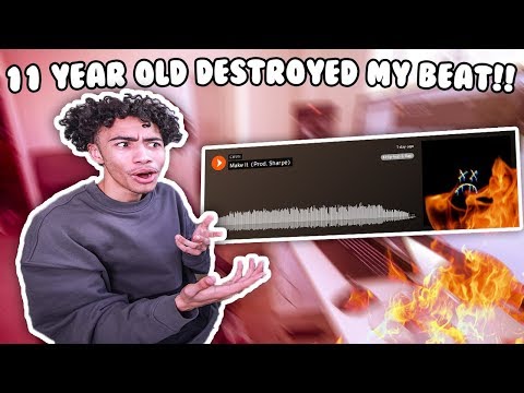 11 Year Old Destroyed My Beat!!! I Let My Subscribers Rap On My Beat And They Murdered It