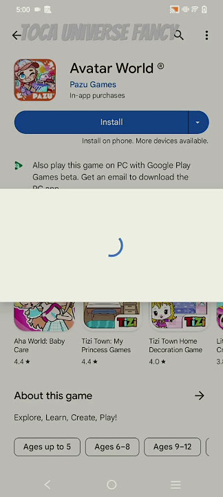 How can I download Avatar world 😭 #avatarworld #tocalifeworld #tocauniversefancy #donloadavatarwor