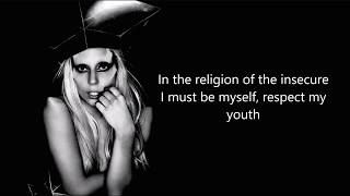Lady Gaga - Born This Way [Lyrics]