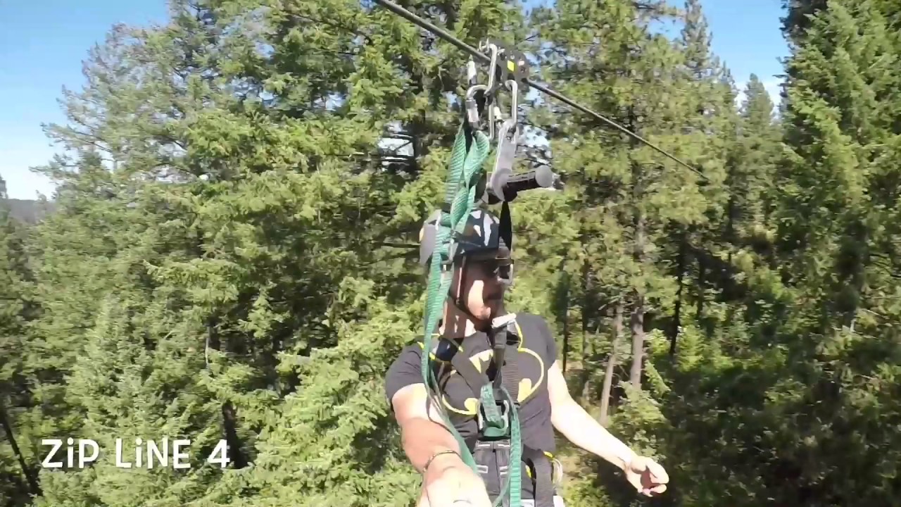 TIMBERLINE ZIP LINE ADVENTURE COEUR D 'ALENE YouTube