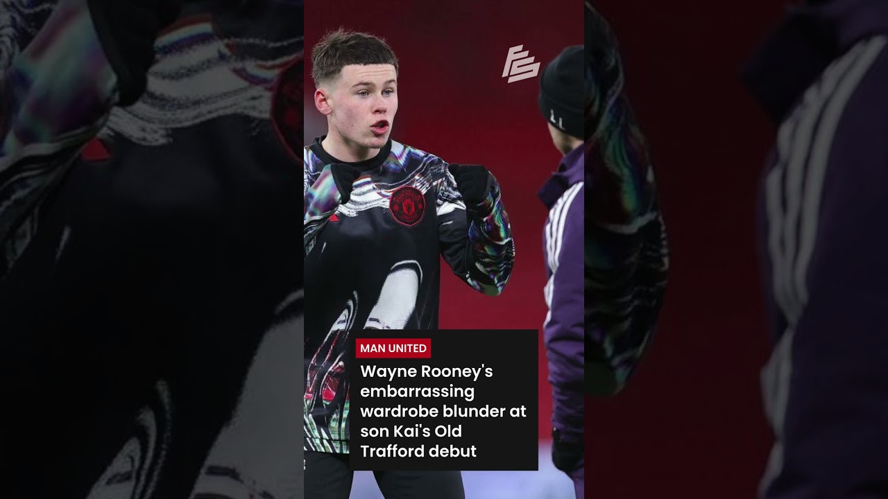 Wayne Rooney has revealed a wardrobe blunder when watching his son Kai play at Old Trafford