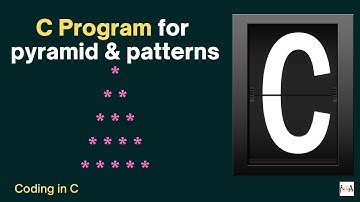 Code In C | C Program for printing pyramid patterns | Programming In C