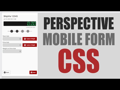 Perspective Mobile Design: Using CSS Transitions to Improve the User Experience
