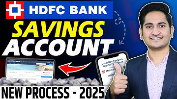HDFC Bank Account Opening Online, How to Open HDFC Bank Account Online, hdfc online account opening