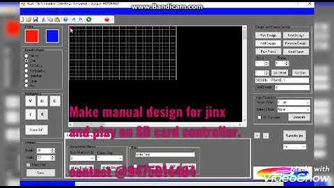 Build manual design for jinx and play with SD card jinx controller.