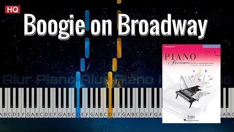 Boogie on Broadway (DUET) Piano Adventures Level 1 Lesson Book