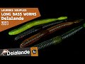 Prsentation nouveau leurre souple 2023  long bass worms  delalande pche