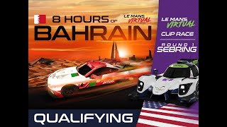 LIVE: 8 Hours of Bahrain Qualifying - Le Mans Virtual Series 2022