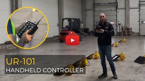 S4GA UR-101 Handheld Controller For Airfield Lights: Range, Signal Strength, and Key Functions