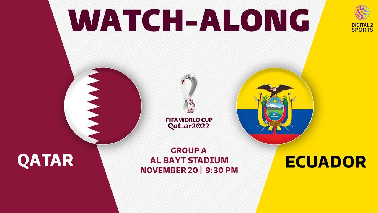 Match 1 Qatar v Ecuador Live Stream WatchAlong Group A FIFA
