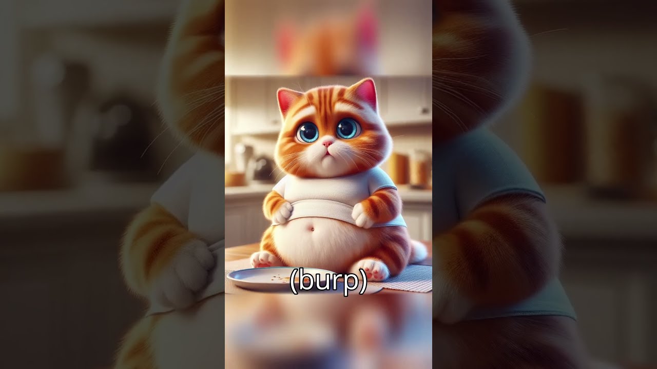 Granny No More Food I Will Explode Cat Story Kitten Catlover Cute Funnycats