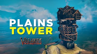 Valheim - Plains Tower Timelapse Build