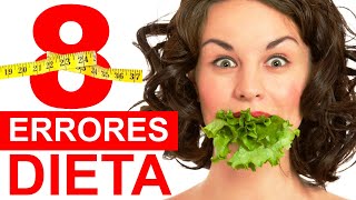 Evita Estos 8 Errores en tu Dieta y Alcanza tus Objetivos de Pérdida de Peso