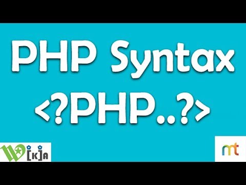 02 - PHP Syntax - YouTube