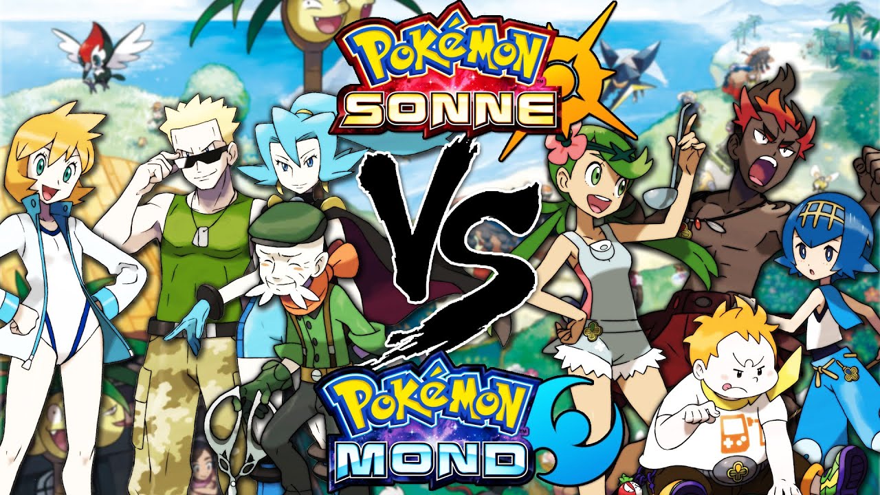 Pokemon Sonne Oder Mond Was Ist Besser POKÉMON SONNE & MOND ARENALEITER VS INSEL CAPTAINS | HOT OR NOT | WAS