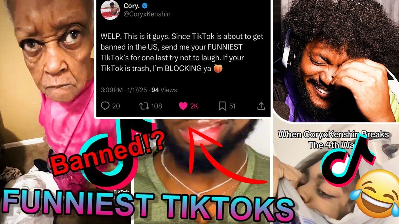 CoryxKenshin React Funniest TikToks Ever | Try Not To Laugh Challenge 😂