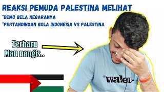 TERHARU! INI REAKSI PEMUDA PALESTINA LIHAT VIDEO BOLA INDONESIA VS PALESTINA DAN AKSI #BELAPALESTINA