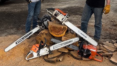 Stihl 500i vs Echo 7310 and the big 90cc+ class.